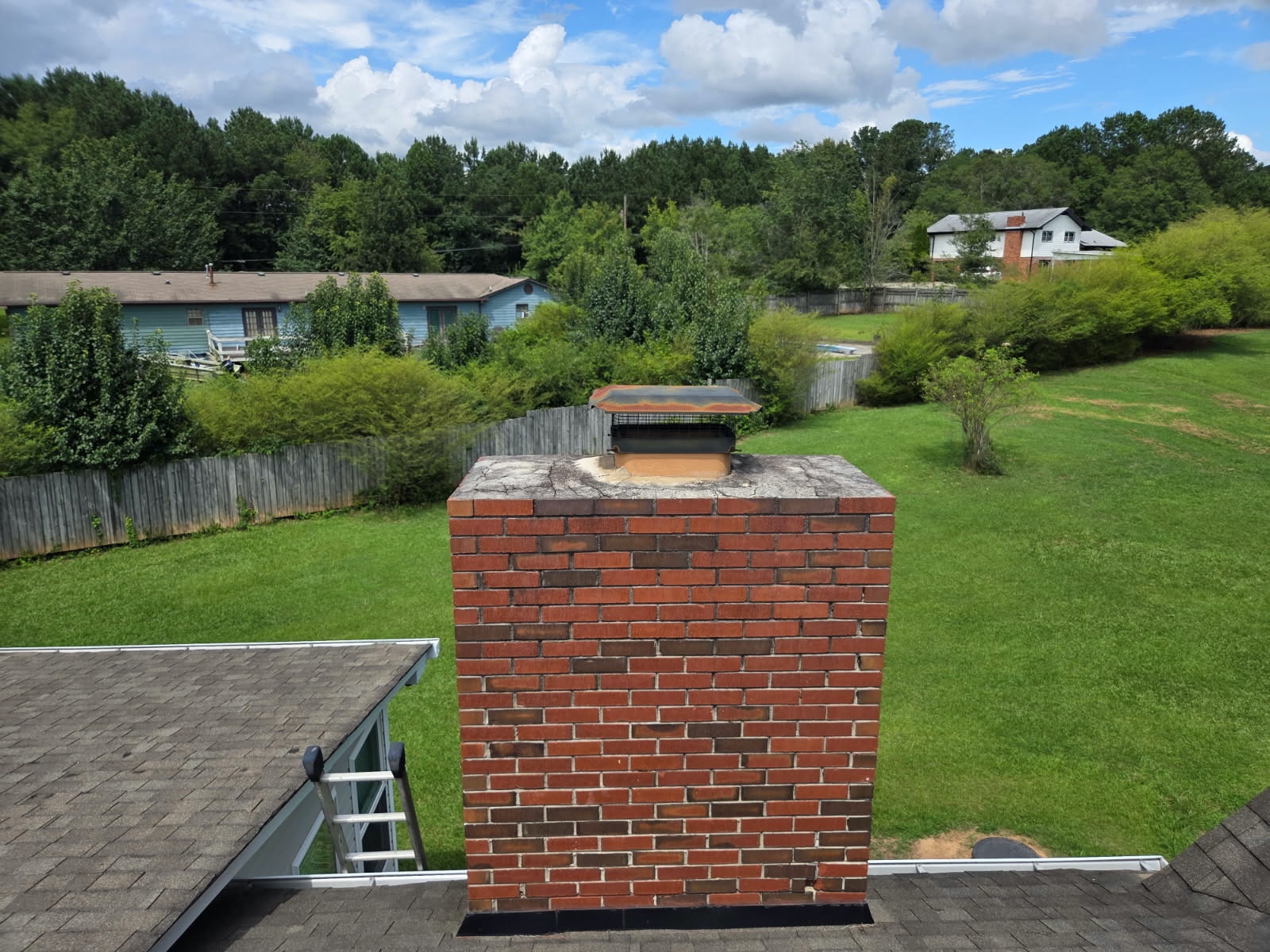 Chimney repair before restoration