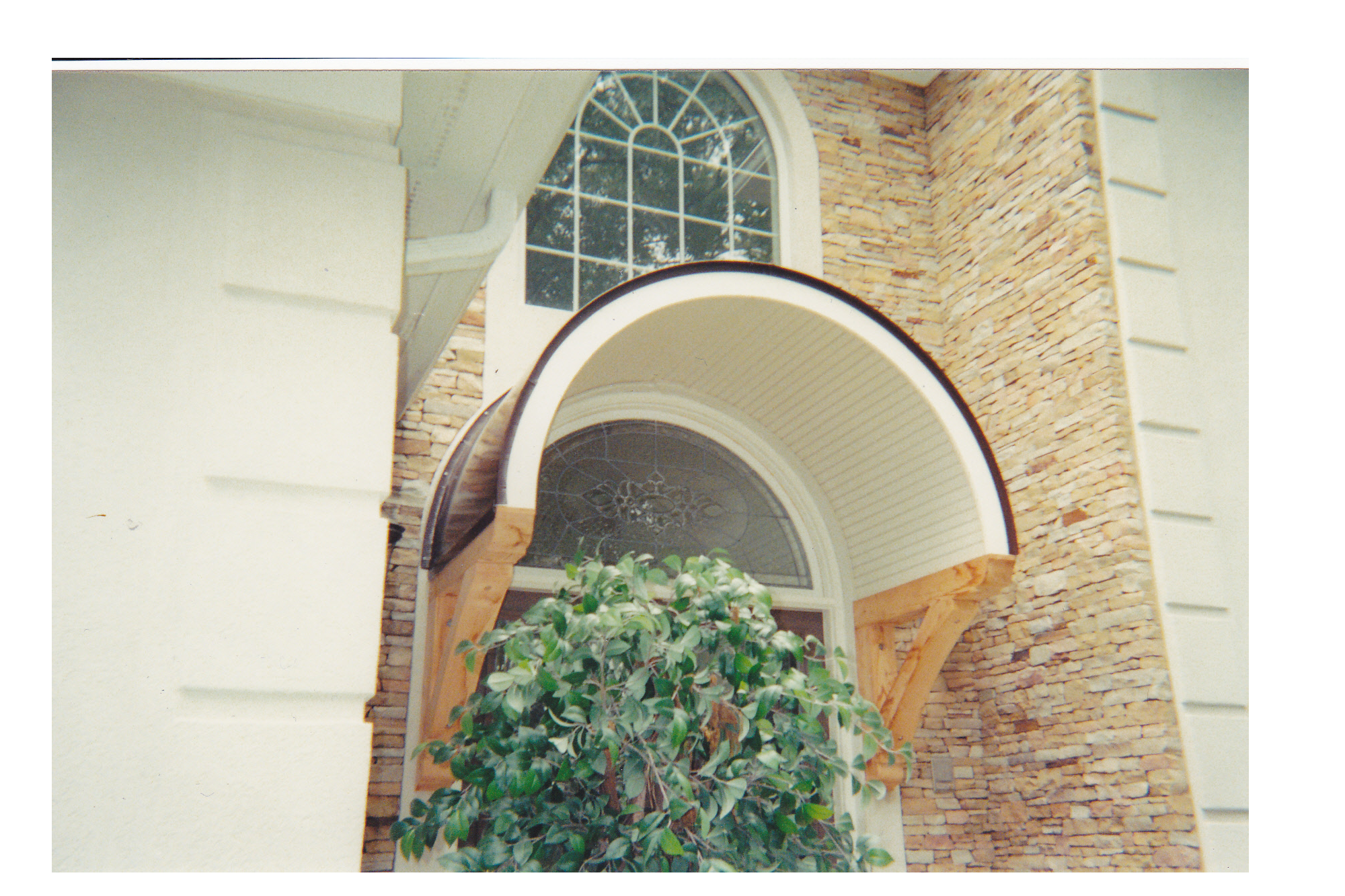 metal doorway canopy