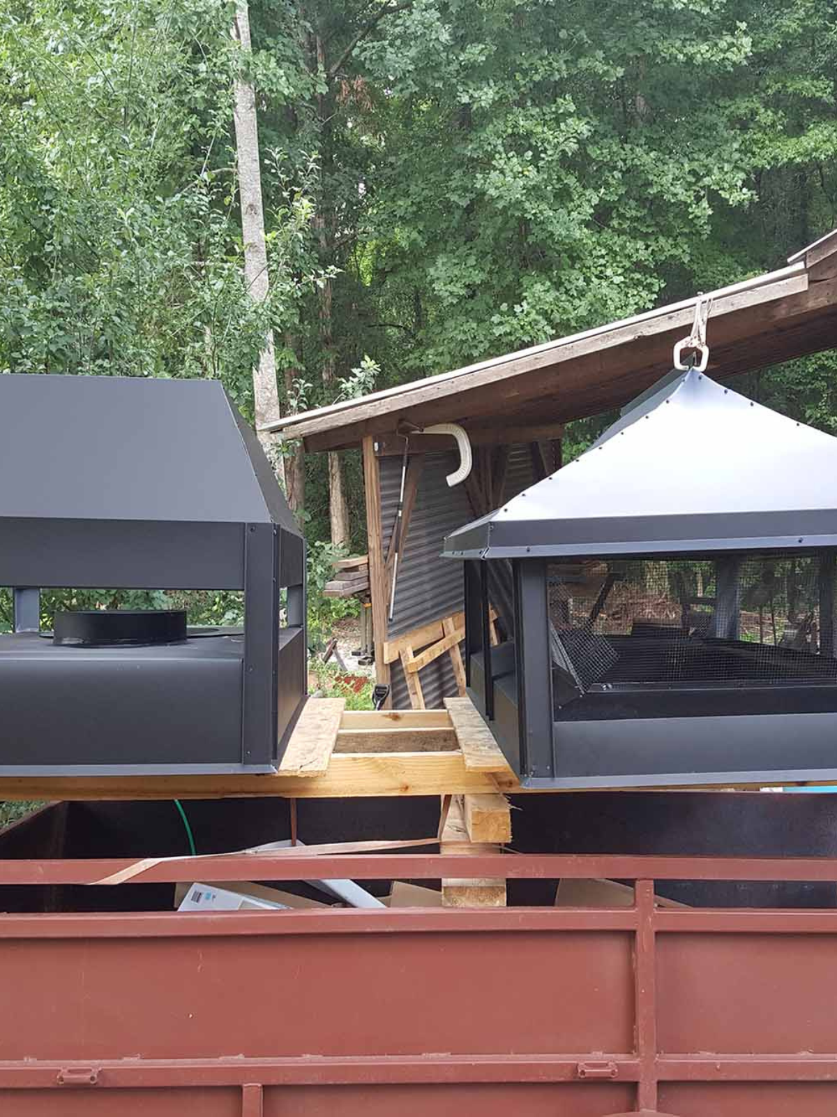 comparison of two chimney caps